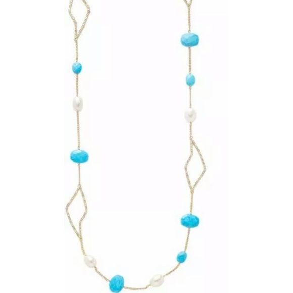 NWT Alexis Bittar Encrusted Petal Station Necklace - Picture 2 of 3